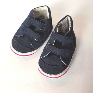 Janie & Jack Navy Baby Shoes 18-24